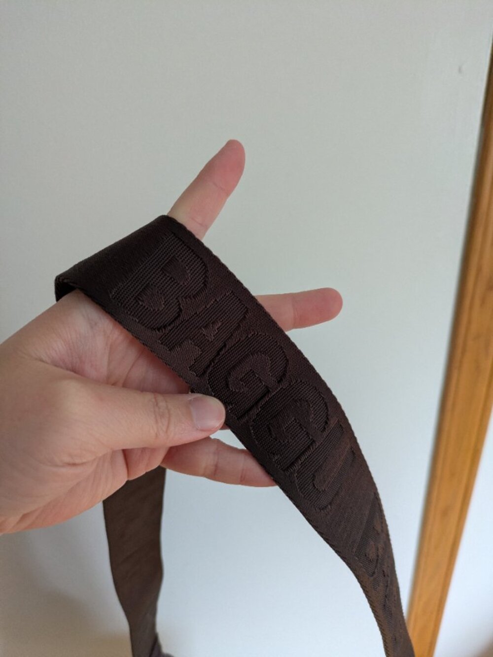 Baggu Medium Crescent Chocolate Plum - Please read description - Picture 5 of 8
